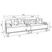 Elizabeth Stationary Sofa - Imperial Furniture (Las Vegas, NV) - Multi Location
