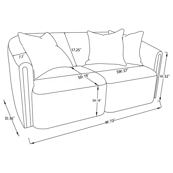 Townsend Stationary 2 Pc Set - Imperial Furniture (Las Vegas, NV) - Multi Location