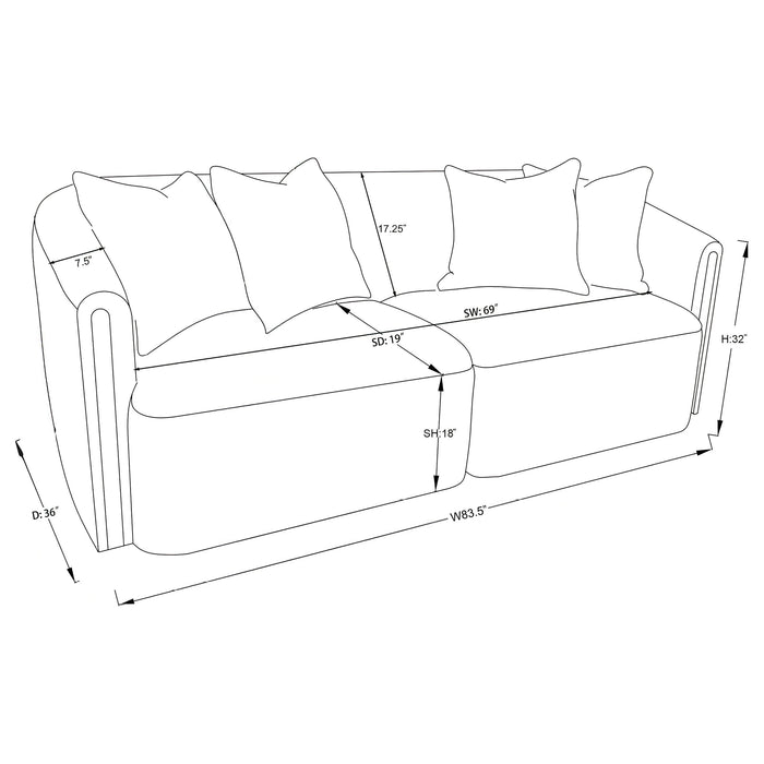 Townsend Stationary 3 Pc Set - Imperial Furniture (Las Vegas, NV) - Multi Location