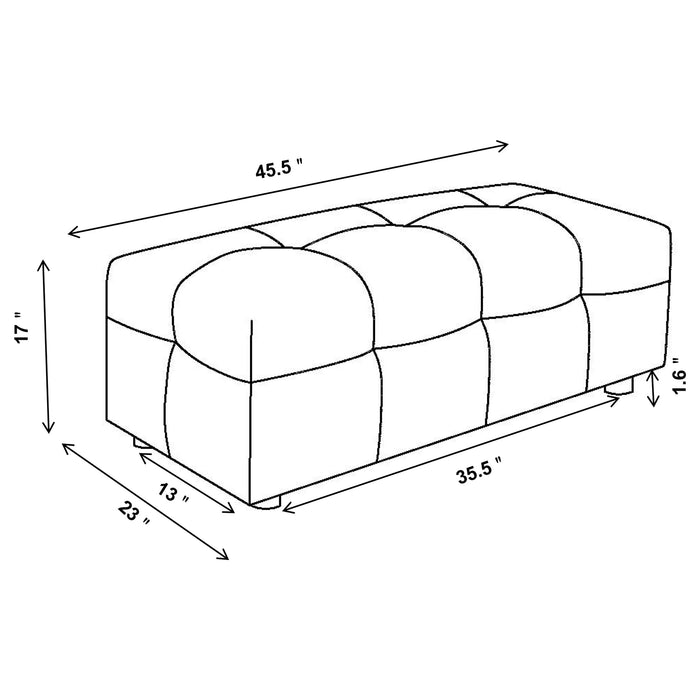 Everly Ottoman - Imperial Furniture (Las Vegas, NV) - Multi Location
