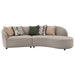 Fayette Stationary Sectionals Greige - Imperial Furniture (Las Vegas, NV) - Multi Location