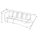 Fayette Stationary Sectionals Greige - Imperial Furniture (Las Vegas, NV) - Multi Location