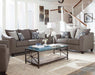 Salizar Upholstered Flared Arm Living Room Set Grey - Imperial Furniture (Las Vegas, NV) - Multi Location