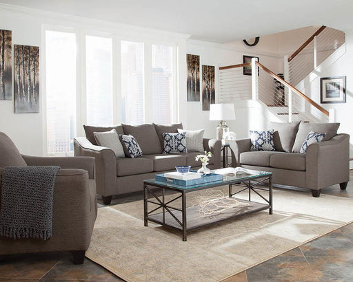 Salizar Flared Arm Chair Grey - Imperial Furniture (Las Vegas, NV) - Multi Location