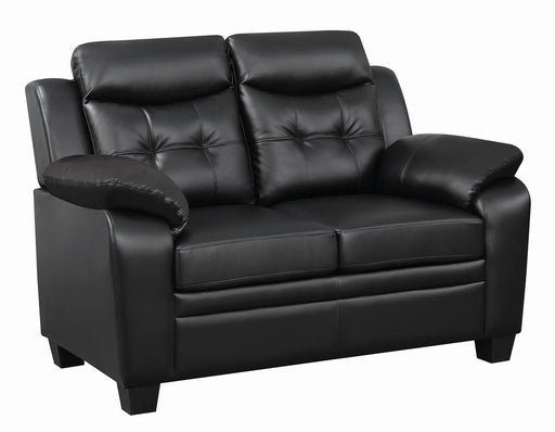 Finley Tufted Upholstered Loveseat Black - Imperial Furniture (Las Vegas, NV) - Multi Location