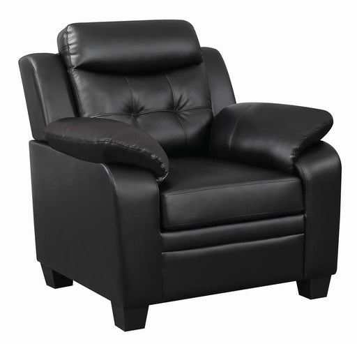 Finley Tufted Upholstered Chair Black - Imperial Furniture (Las Vegas, NV) - Multi Location