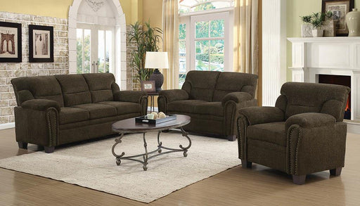 Clementine Upholstered Pillow Top Arm Living Room Set - Imperial Furniture (Las Vegas, NV) - Multi Location