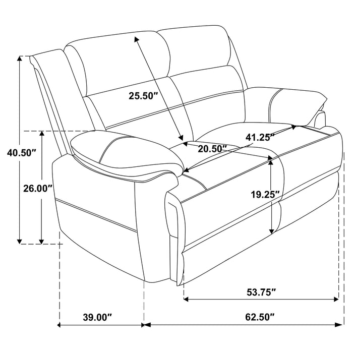Ellington Stationary 2 Pc Set - Imperial Furniture (Las Vegas, NV) - Multi Location