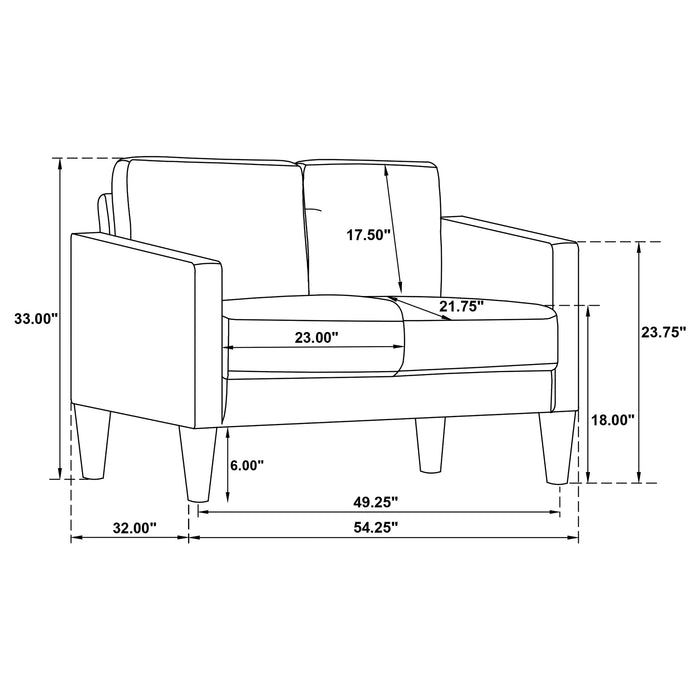 Ruth Stationary 3 Pc Set - Imperial Furniture (Las Vegas, NV) - Multi Location