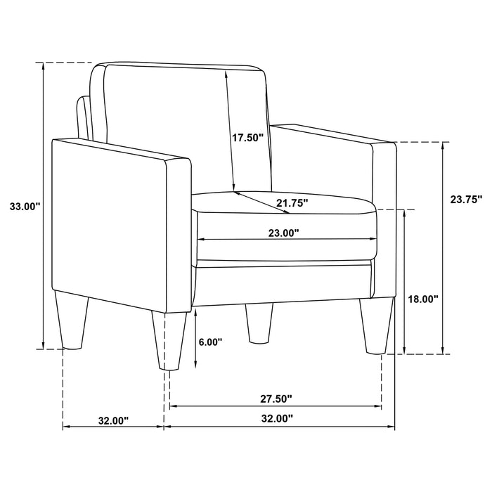 Ruth Accent Chair - Imperial Furniture (Las Vegas, NV) - Multi Location