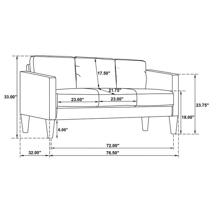 Ruth Stationary 3 Pc Set - Imperial Furniture (Las Vegas, NV) - Multi Location