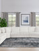 Emberson Upholstered Armless Loveseat Ivory - Imperial Furniture (Las Vegas, NV) - Multi Location