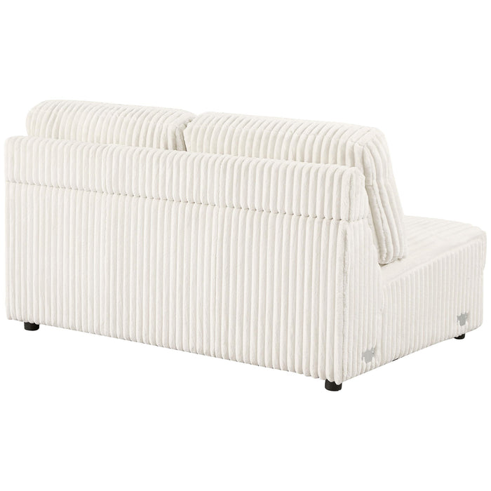 Emberson Upholstered Armless Loveseat Ivory - Imperial Furniture (Las Vegas, NV) - Multi Location