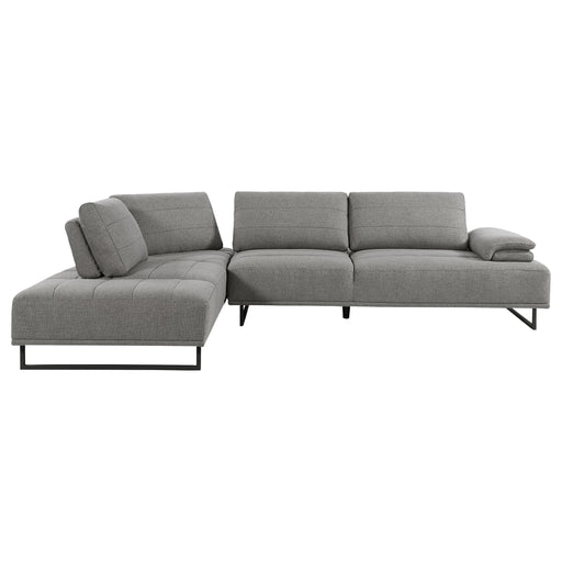 Arden 2-piece Adjustable Back Sectional Taupe - Imperial Furniture (Las Vegas, NV) - Multi Location