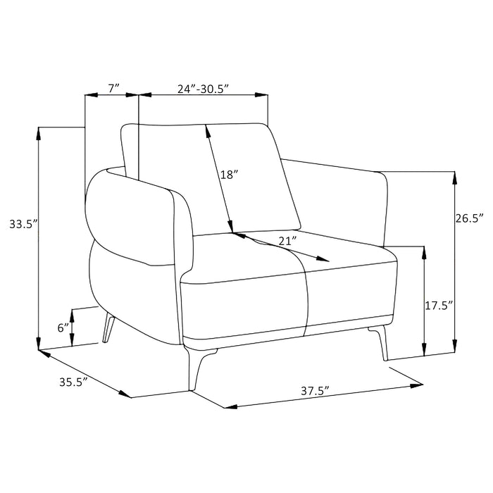 Lively Accent Chair - Imperial Furniture (Las Vegas, NV) - Multi Location