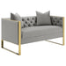 Eastbrook Tufted Back Loveseat Grey - Imperial Furniture (Las Vegas, NV) - Multi Location