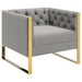 Eastbrook Tufted Back Chair Grey - Imperial Furniture (Las Vegas, NV) - Multi Location
