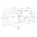 Jade Stationary Loveseat - Imperial Furniture (Las Vegas, NV) - Multi Location