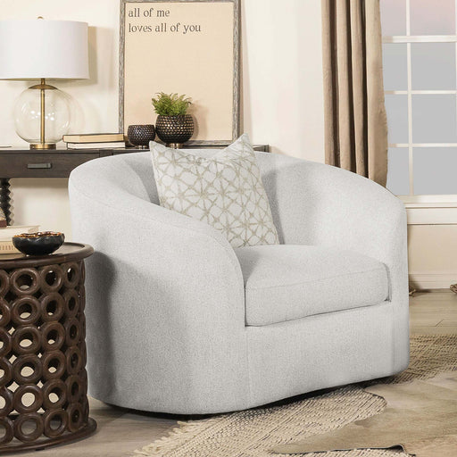Rainn Upholstered Tight Back Chair Latte - Imperial Furniture (Las Vegas, NV) - Multi Location