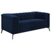 Chalet Tuxedo Arm Loveseat Blue - Imperial Furniture (Las Vegas, NV) - Multi Location