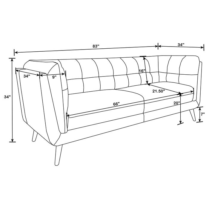 Thatcher Stationary 3 Pc Sets - Imperial Furniture (Las Vegas, NV) - Multi Location