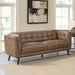Thatcher Upholstered Button Tufted Sofa Brown - Imperial Furniture (Las Vegas, NV) - Multi Location