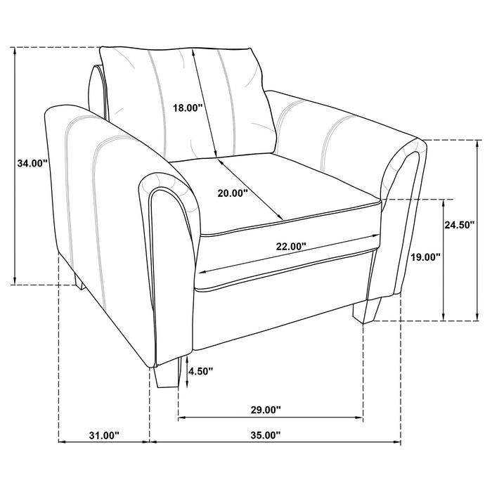 Davis Stationary 3 Pc Set - Imperial Furniture (Las Vegas, NV) - Multi Location