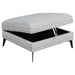 Clint Upholstered Ottoman with Tapered Legs Multi-color - Imperial Furniture (Las Vegas, NV) - Multi Location
