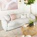 Isabella Upholstered Tight Back Sofa White - Imperial Furniture (Las Vegas, NV) - Multi Location