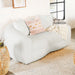 Isabella Upholstered Tight Back Loveseat White - Imperial Furniture (Las Vegas, NV) - Multi Location