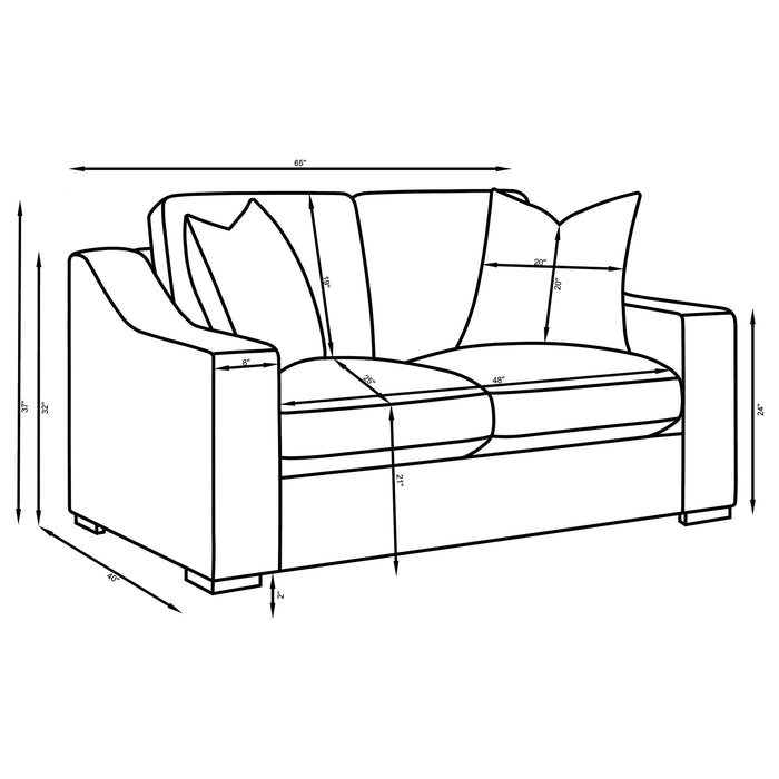 Ashlyn Stationary 3 Pc Sets - Imperial Furniture (Las Vegas, NV) - Multi Location