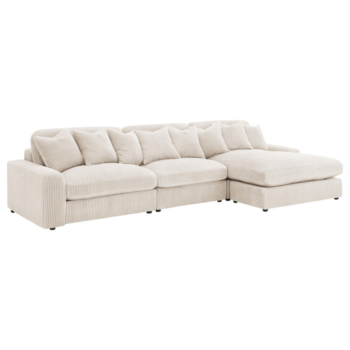 Blaine Upholstered Reversible Chaise Sectional Sofa - Imperial Furniture (Las Vegas, NV) - Multi Location