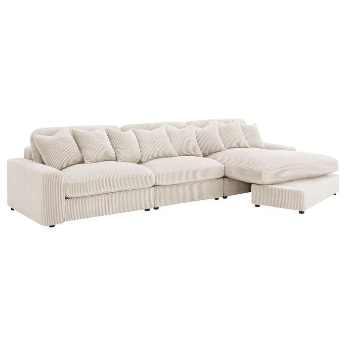 Blaine Upholstered Reversible Chaise Sectional Sofa - Imperial Furniture (Las Vegas, NV) - Multi Location