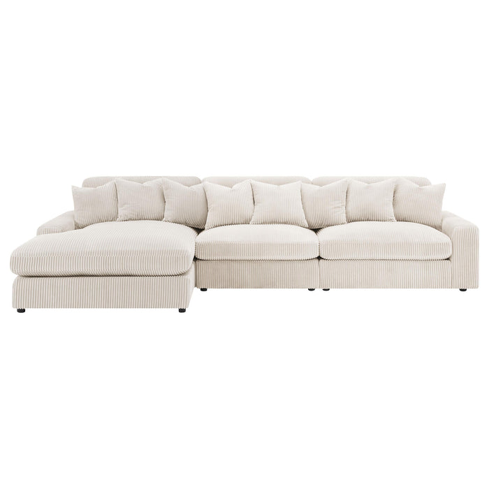 Blaine Upholstered Reversible Chaise Sectional Sofa - Imperial Furniture (Las Vegas, NV) - Multi Location