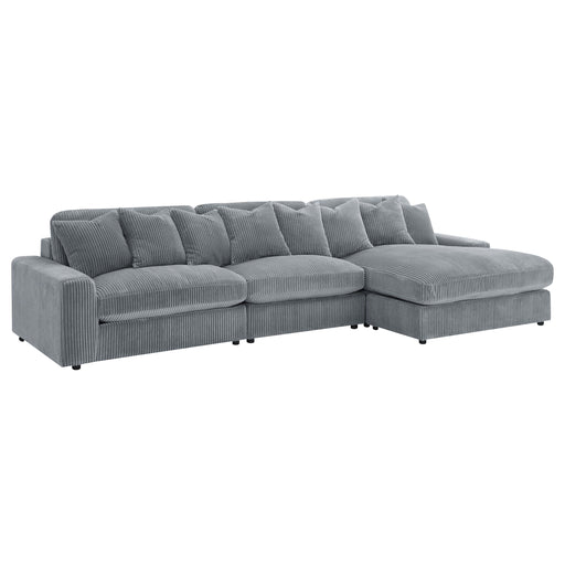 Blaine Upholstered Reversible Chaise Sectional Sofa - Imperial Furniture (Las Vegas, NV) - Multi Location