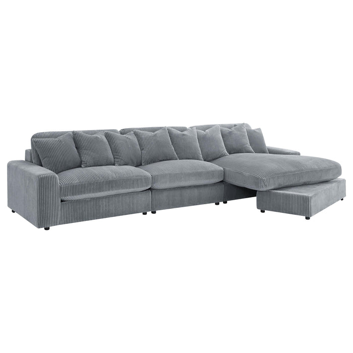 Blaine Upholstered Reversible Chaise Sectional Sofa - Imperial Furniture (Las Vegas, NV) - Multi Location