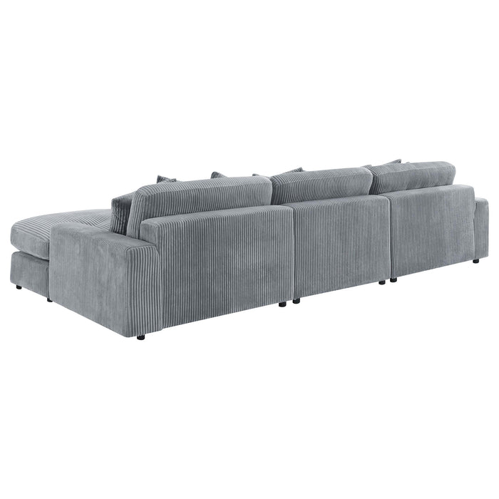 Blaine Upholstered Reversible Chaise Sectional Sofa - Imperial Furniture (Las Vegas, NV) - Multi Location