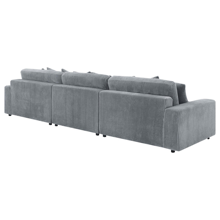 Blaine Upholstered Reversible Chaise Sectional Sofa - Imperial Furniture (Las Vegas, NV) - Multi Location