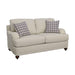 Glenn Recessed Arms Loveseat Light Grey - Imperial Furniture (Las Vegas, NV) - Multi Location