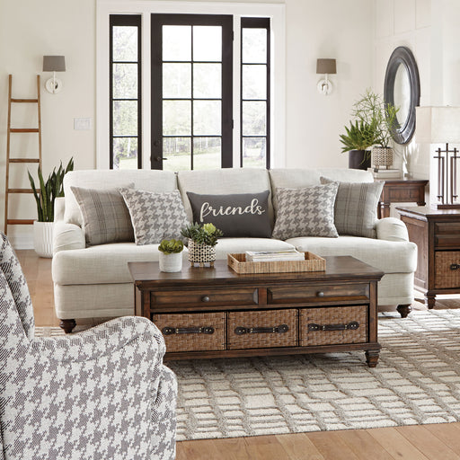 Glenn Cushion Back Sofa Light Grey - Imperial Furniture (Las Vegas, NV) - Multi Location