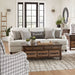 Glenn Cushion Back Sofa Light Grey - Imperial Furniture (Las Vegas, NV) - Multi Location