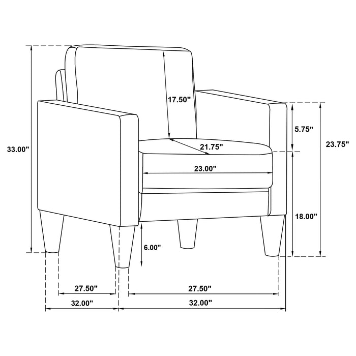Ruth Accent Chair - Imperial Furniture (Las Vegas, NV) - Multi Location