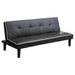Katrina Tufted Upholstered Sofa Bed Black - Imperial Furniture (Las Vegas, NV) - Multi Location