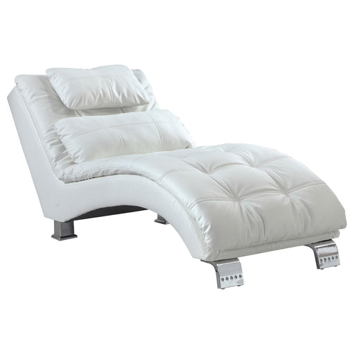 Dilleston Upholstered Chaise White - Imperial Furniture (Las Vegas, NV) - Multi Location