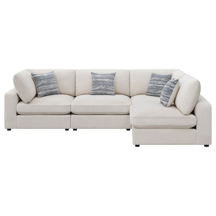 Serene 4 Pc Sectional Beige - Imperial Furniture (Las Vegas, NV) - Multi Location