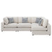 Serene 4 Pc Sectional Beige - Imperial Furniture (Las Vegas, NV) - Multi Location