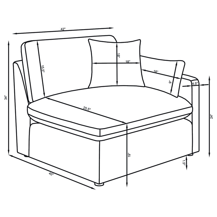 Hobson Seating Sectionals - Imperial Furniture (Las Vegas, NV) - Multi Location