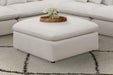 Hobson Cushion Seat Ottoman Off-White - Imperial Furniture (Las Vegas, NV) - Multi Location