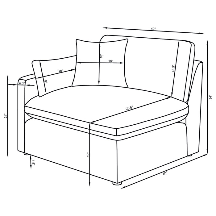Hobson Modular Sectionals 8 - Imperial Furniture (Las Vegas, NV) - Multi Location
