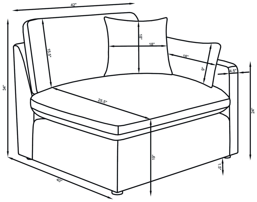 Hobson Modular Sectionals 8 - Imperial Furniture (Las Vegas, NV) - Multi Location